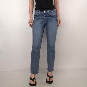 L’Agence Milana Low Rise Stovepipe Jeans Granada Size 25